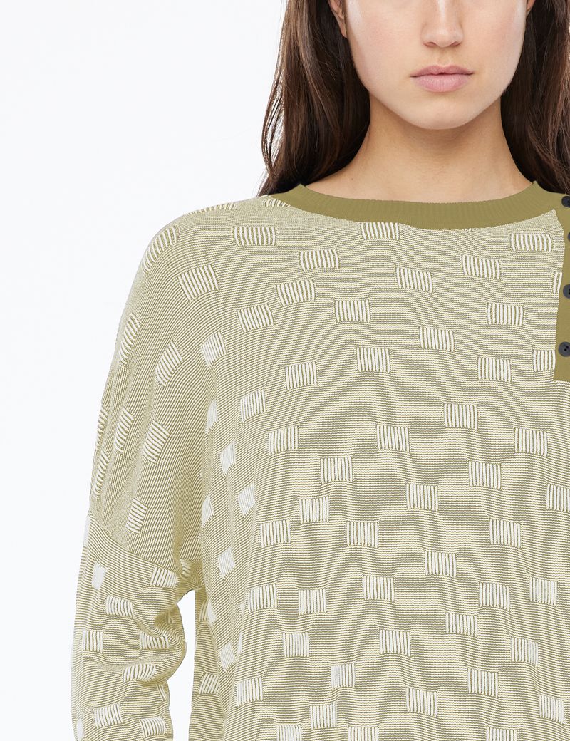 Sarah Pacini Sweater - adjustable neckline