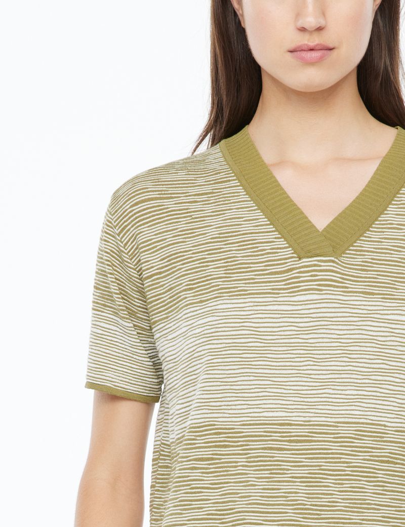 Sarah Pacini Textured sweater - V-neck