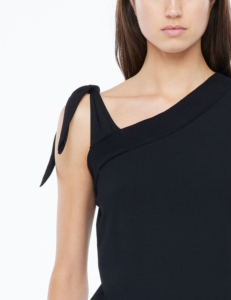 Sarah Pacini Asymmetrische trui - schouderbandje