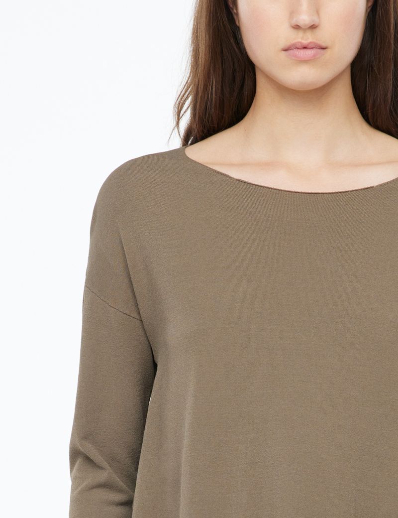 Sarah Pacini Long sweater - patch pockets