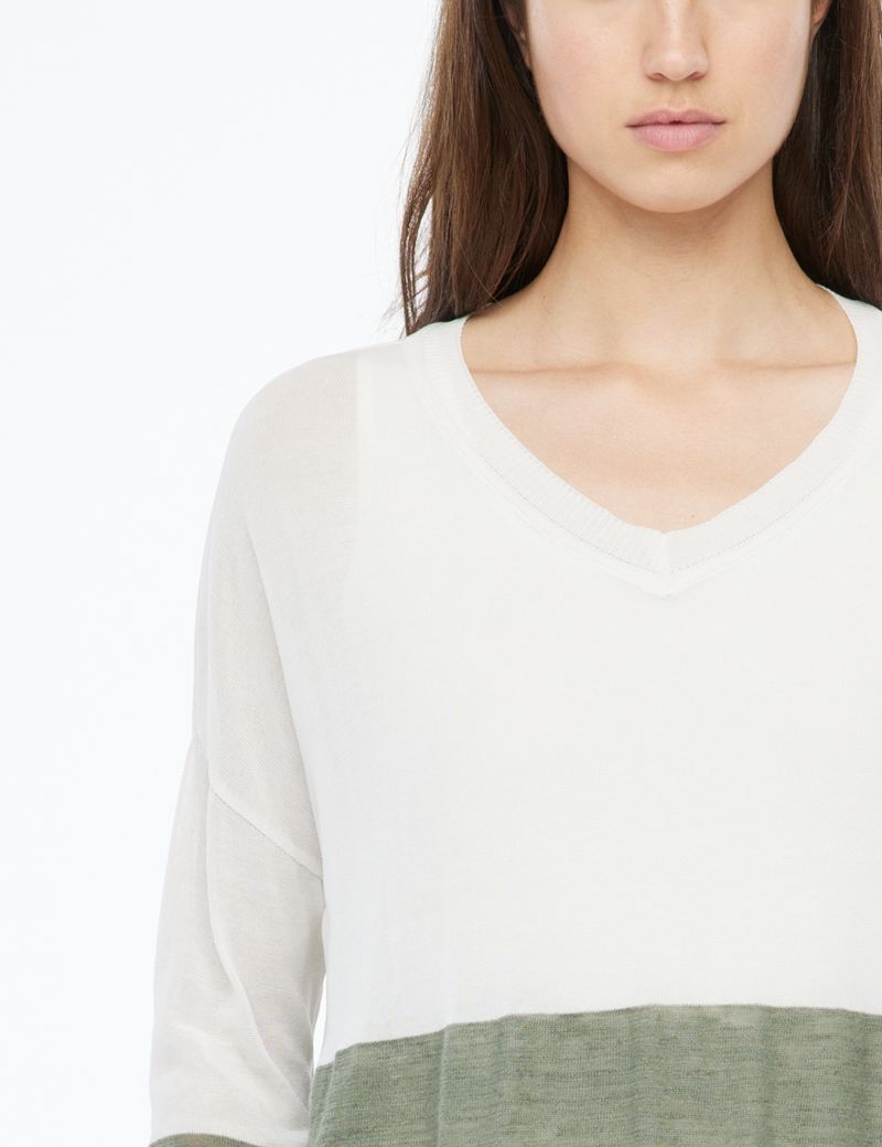 Sarah Pacini Mako cotton sweater - ribbed
