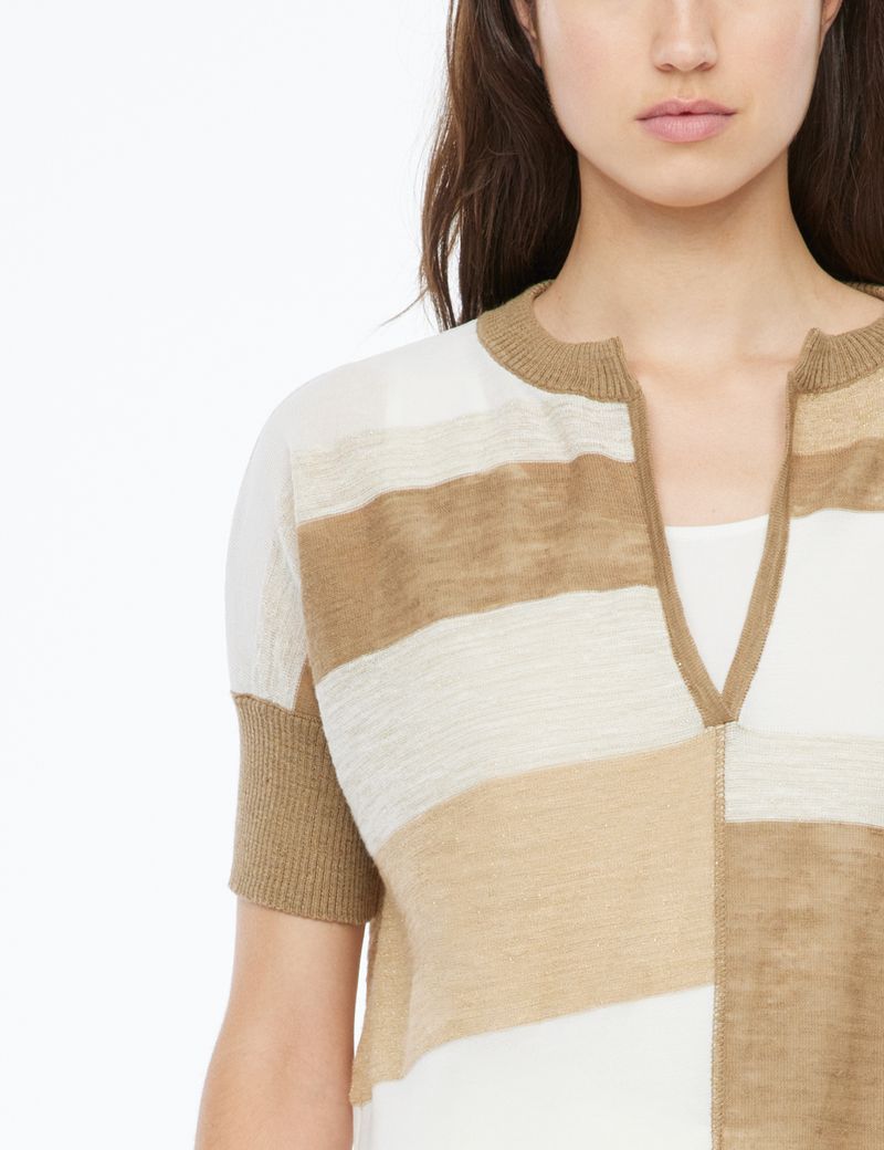 Sarah Pacini Long sweater - patchwork