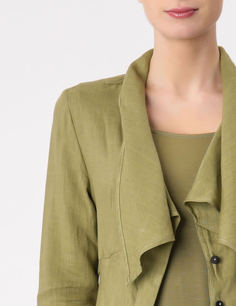 Khaki green 2024 waterfall jacket