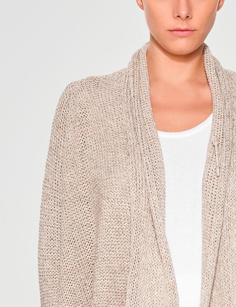 Light linen sweet promenade cardigan by Sarah Pacini