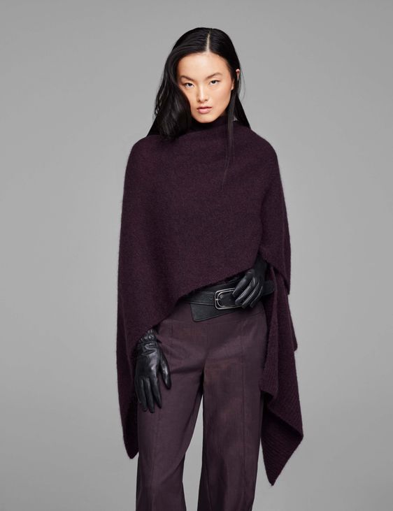 Sarah Pacini Leather gloves - smock wrists