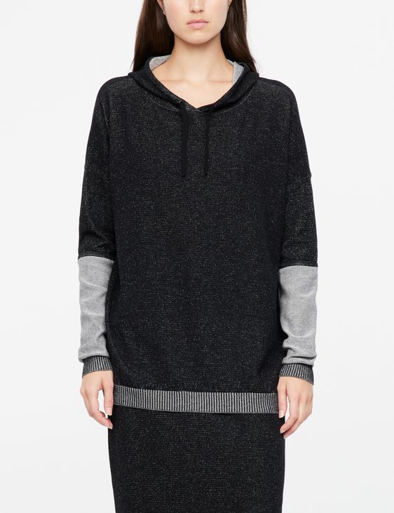 Sarah Pacini Hooded sweater - speckled