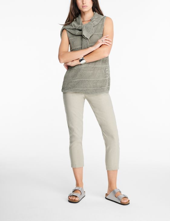 Sarah Pacini Mesh sweater - full sleeves