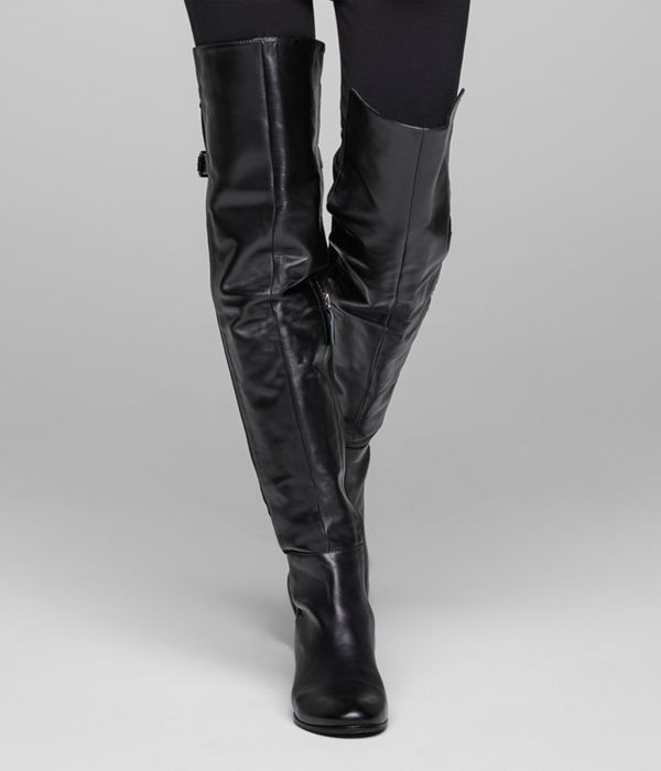 Sarah Pacini SUEDE THIGH BOOTS