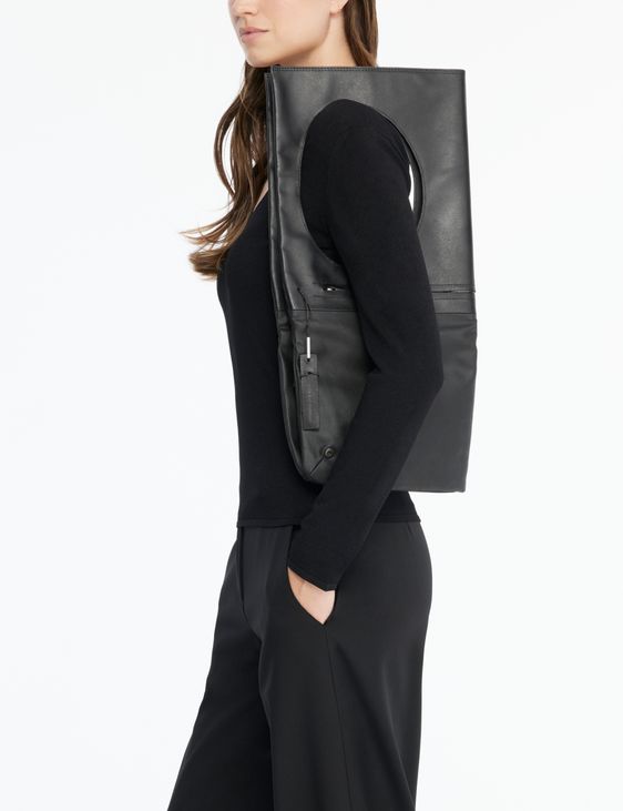 Sarah Pacini Lederen tas - jas stijl