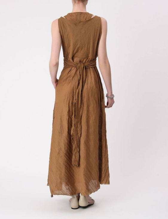 Sarah Pacini Maxi jurk, wikkeltop stijl