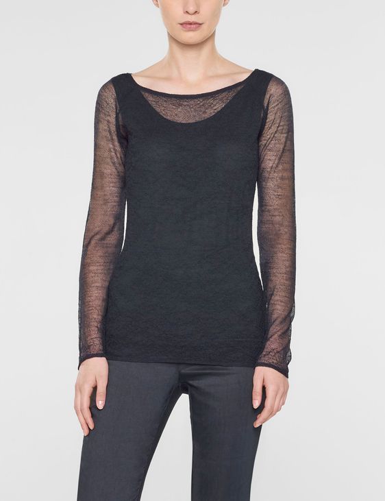 Sarah Pacini Long fitted sweater