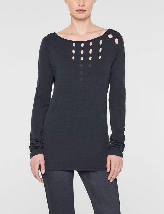 Sarah Pacini Long fitted sweater