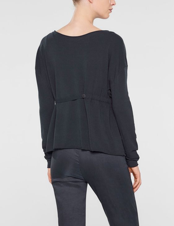 Sarah Pacini Loose fit sweater, soft belt