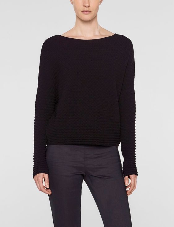 Sarah Pacini Cropped sweater, relaxed fit