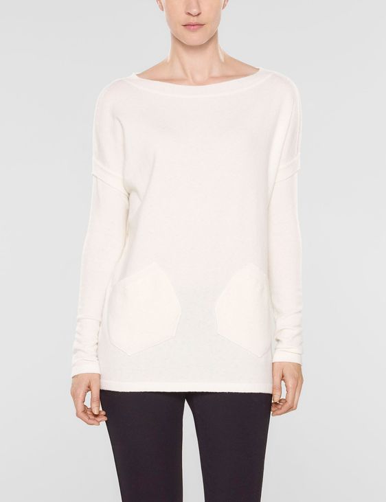 Sarah Pacini Long sweater with pockets