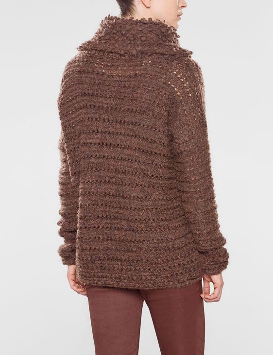 Sarah Pacini Funnel neck long sweater