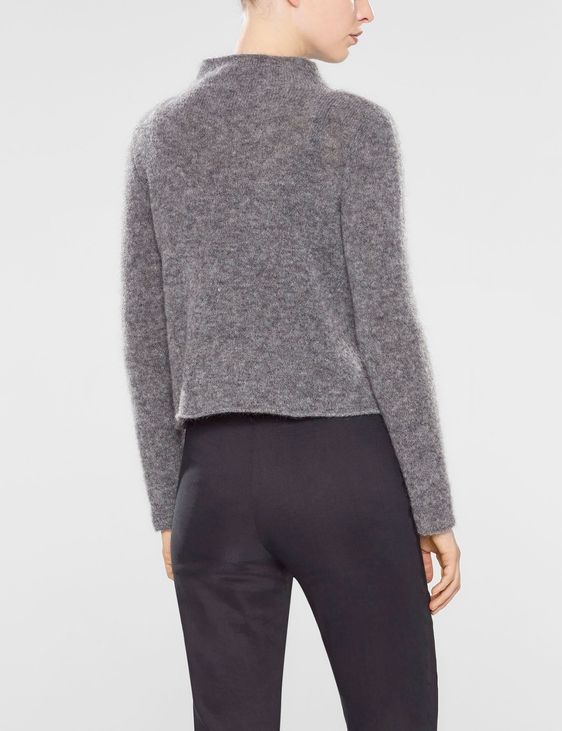 Sarah Pacini Taillierter sweater mit stehkragen