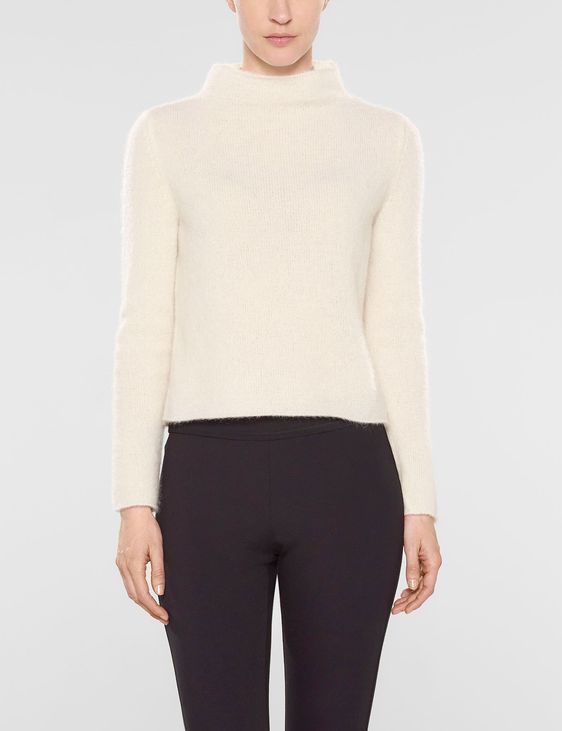 Sarah Pacini Fitted sweater with mock neck
