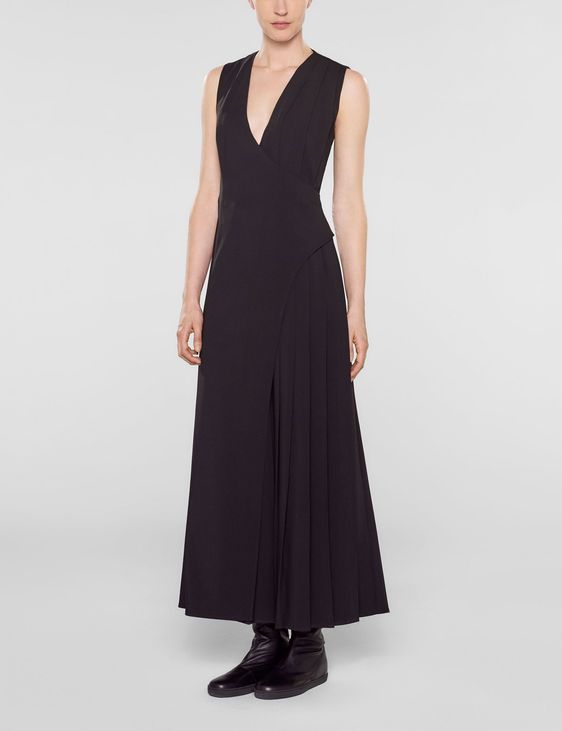 Sarah Pacini Long dress asymmetrical design