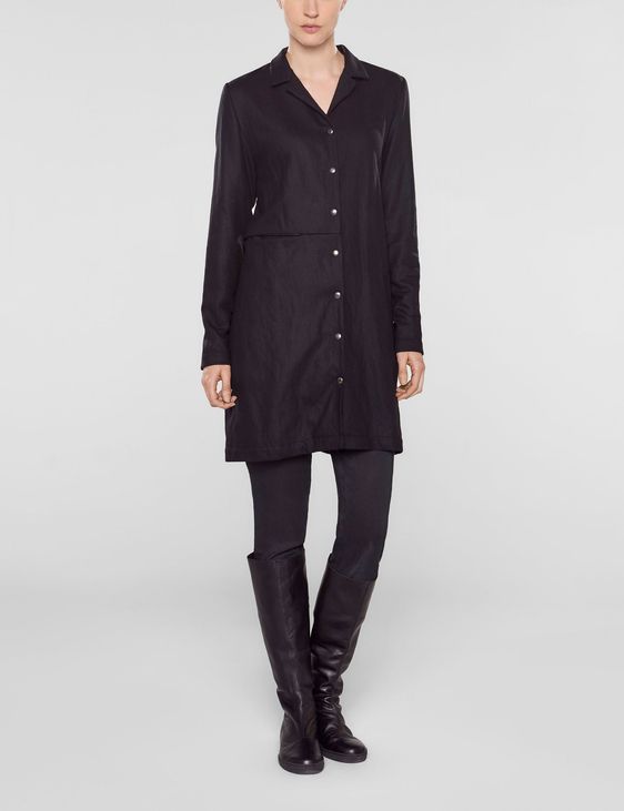 Sarah Pacini Long jacket,straight fit