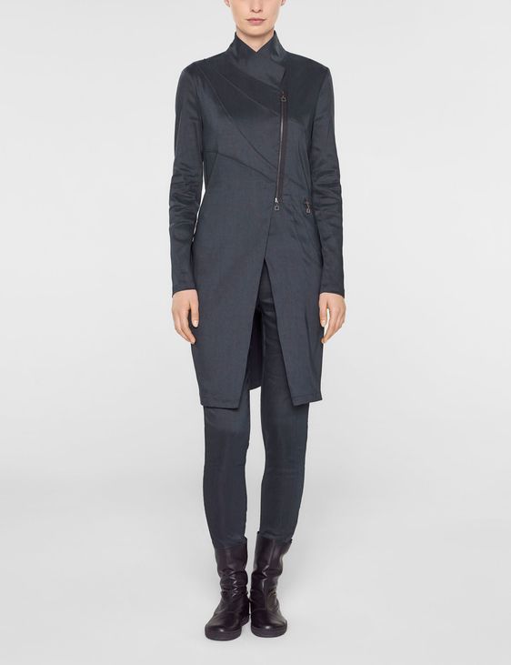 Sarah Pacini Long coat,straight fit