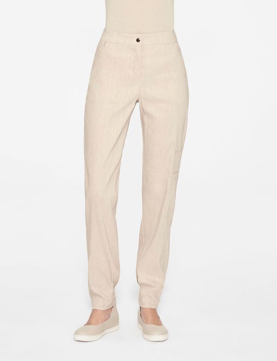 Sarah Pacini PANTS WITH PLEATED ANKLE