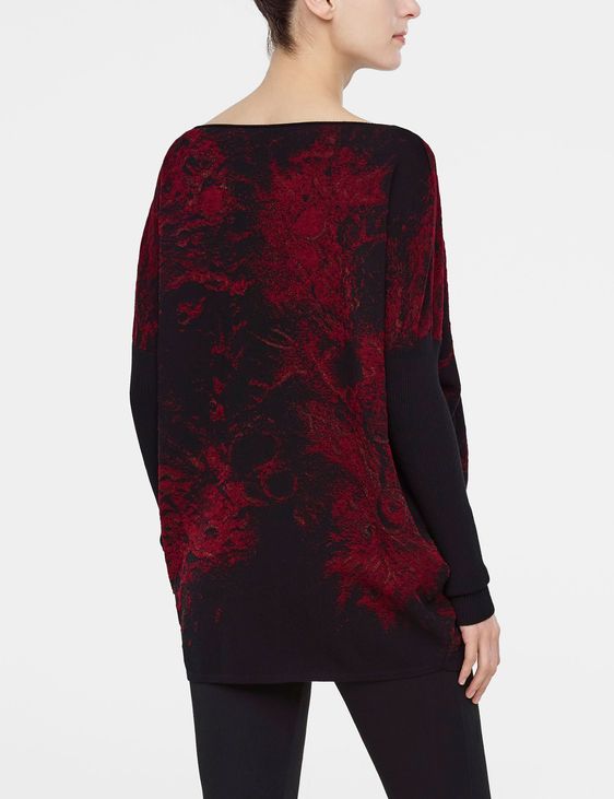 Sarah Pacini Jacquard sweater
