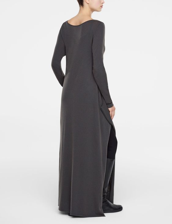 Sarah Pacini Long dress with side panels