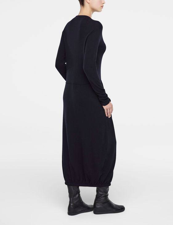Sarah Pacini Maxi-dress with open pockets