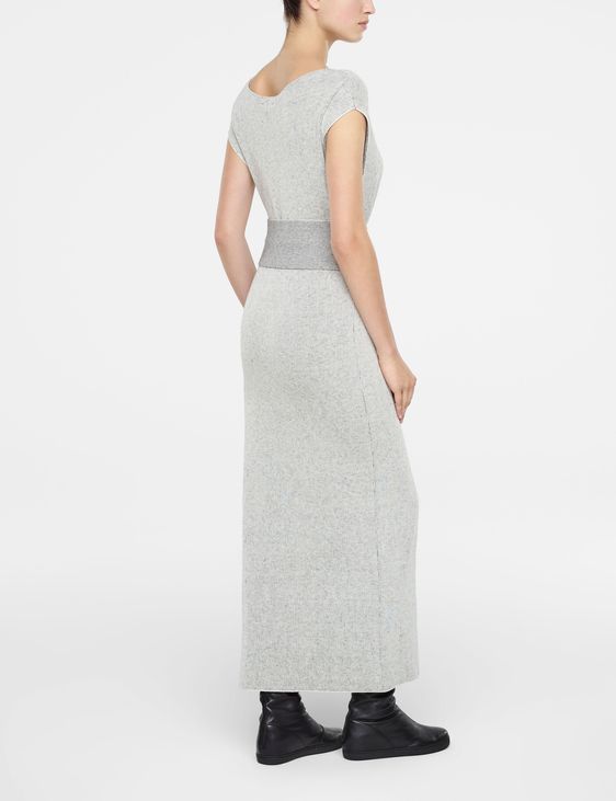 Sarah Pacini Long dress with side slit