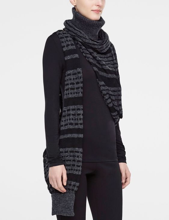 Sarah Pacini Textured scarf