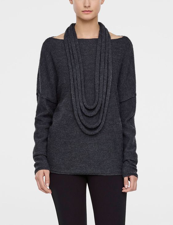 Sarah Pacini Boat neck sweater