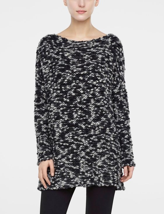 Sarah Pacini Long sweater, boucle design