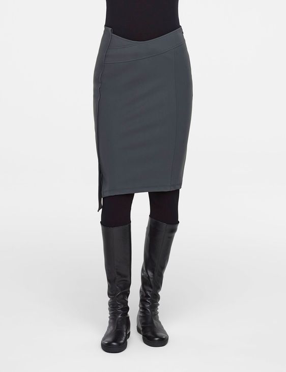 Sarah Pacini Knee length skirt with side band