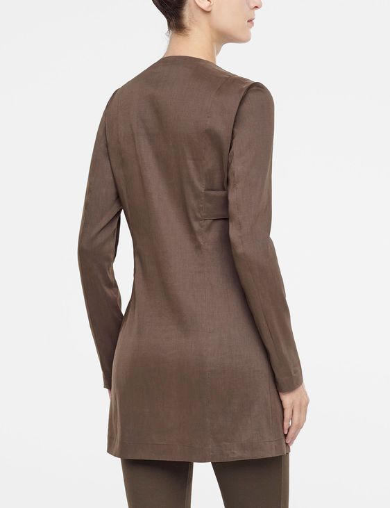 Sarah Pacini Jacket with pleated details
