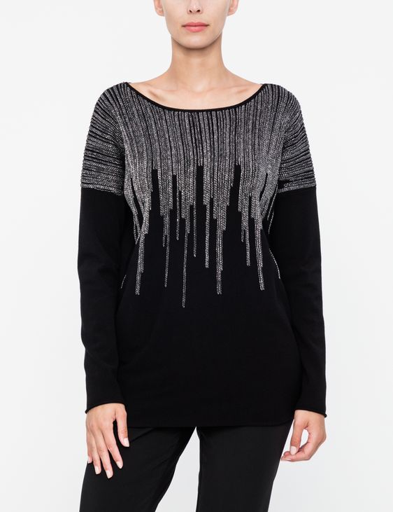 Sarah Pacini Luminous sweater - boatneck