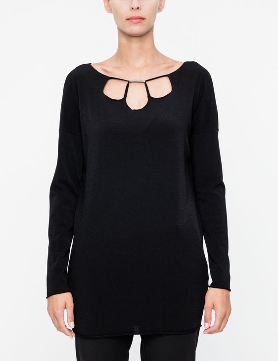 Sarah Pacini Langer Pullover - Cut-outs
