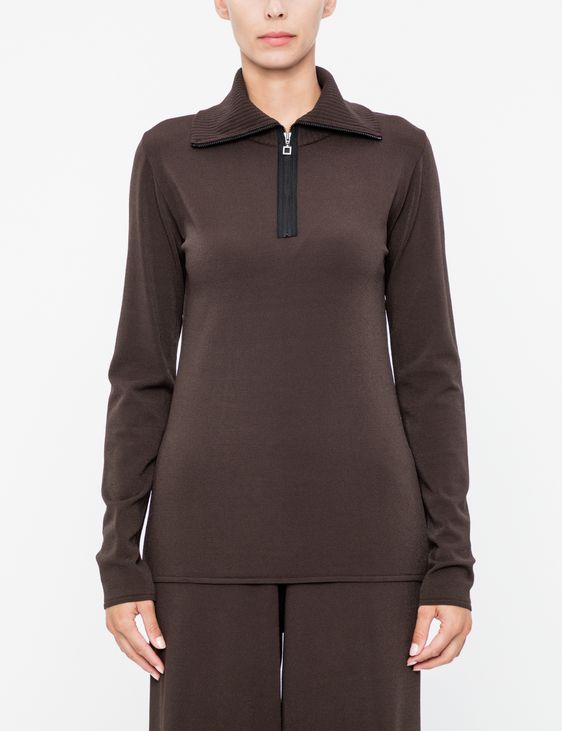 Sarah Pacini Sweater - adjustable neckline