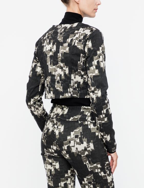 Sarah Pacini Cropped jacket - camouflage