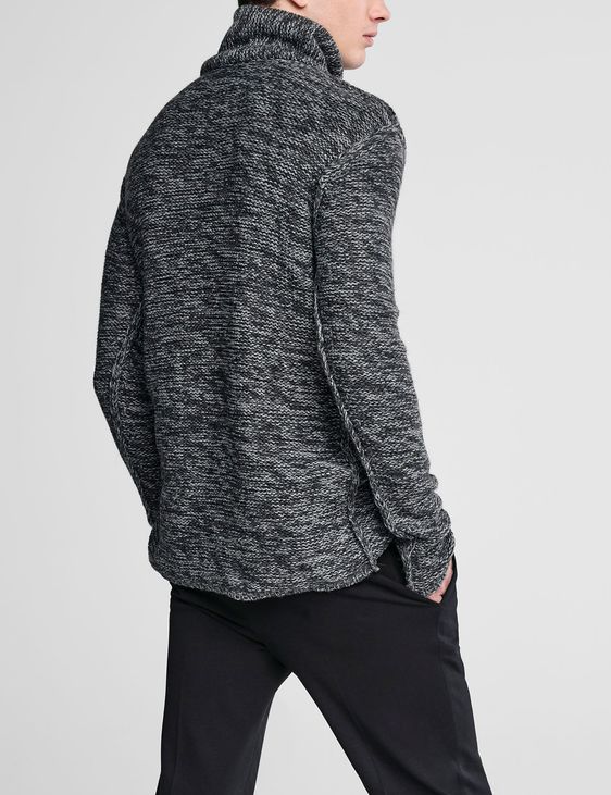 Sarah Pacini Long chiné sweater