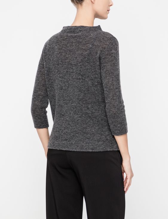Sarah Pacini Merino sweater - funnel collar