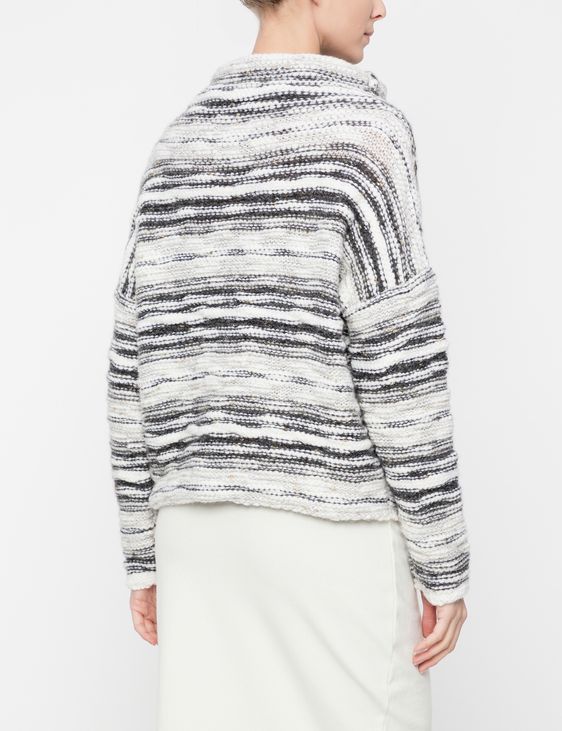 Sarah Pacini Wool sweater - shimmering stripes