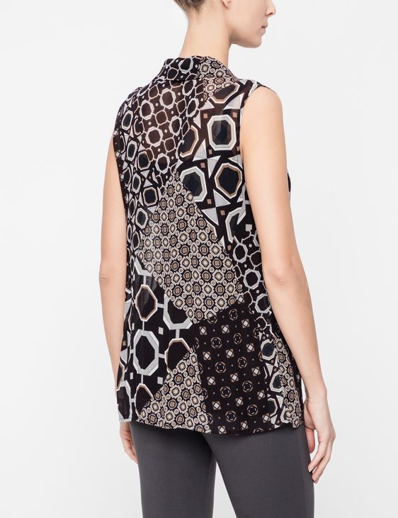 Sarah Pacini Printed shirt - sleeveless