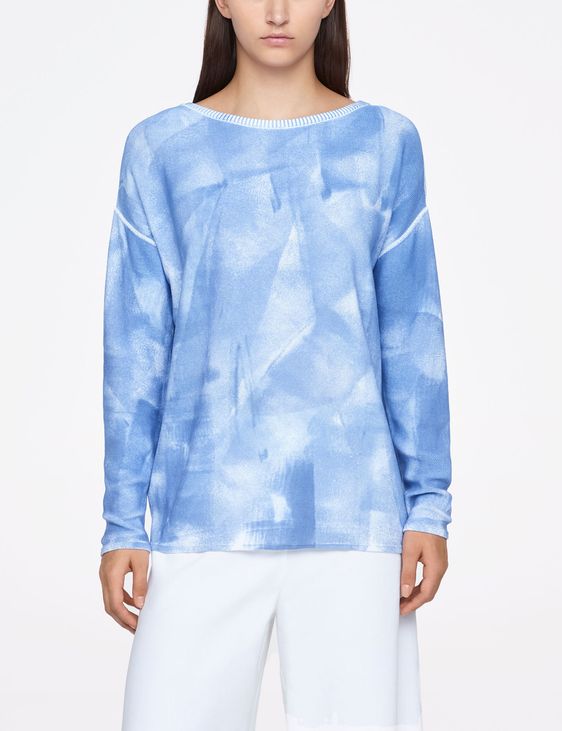 Sarah Pacini PULL TIE-DYE - MANCHES LONGUES
