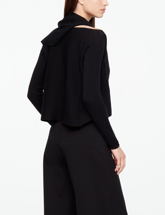 Sarah Pacini WOLLPULLOVER - FRONT TWIST