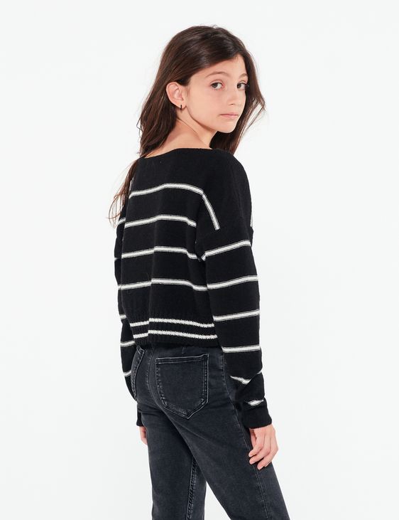 Sarah Pacini Striper sweater - superfine knit