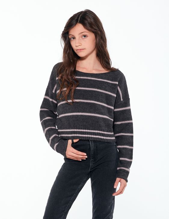 Sarah Pacini Striper sweater - superfine knit