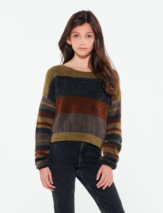 Sarah Pacini Cozy sweater - color blocks
