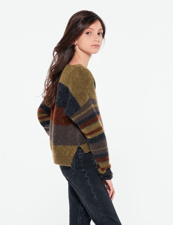 Sarah Pacini Cozy sweater - color blocks