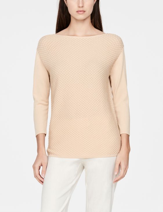 Sarah Pacini Mosaic sweater - ¾ sleeves